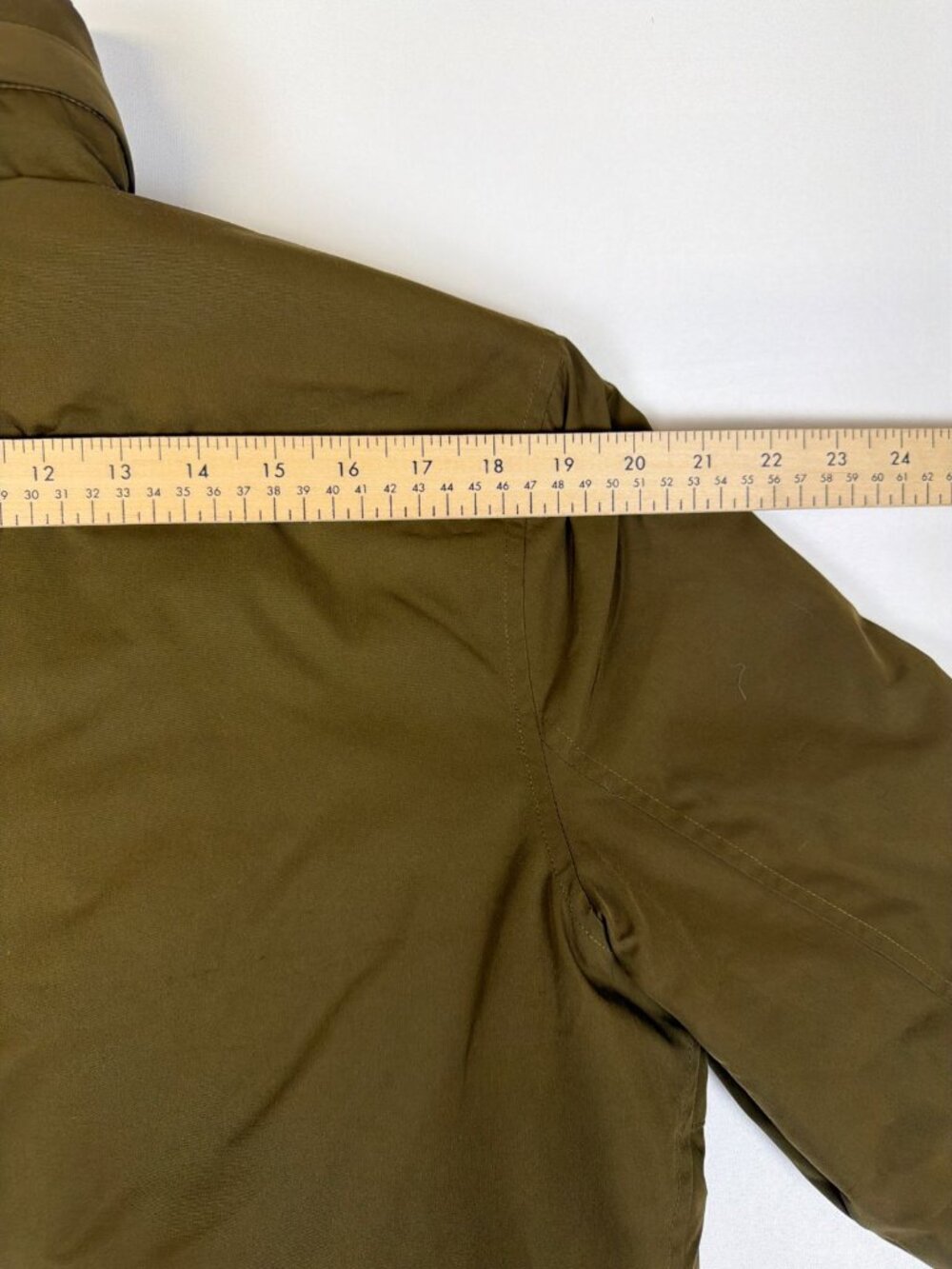 Polo Ralph Lauren Men Medium Olive Green Fleece Lined Full Zip Harrington Jacket - Picture 9 of 11
